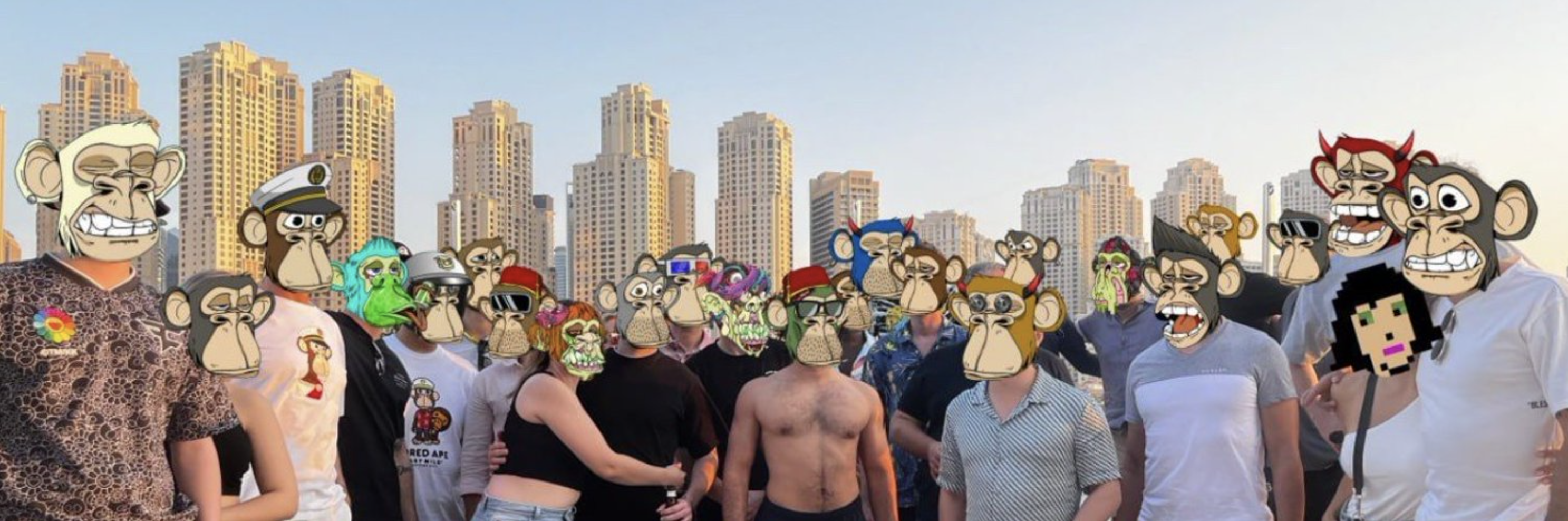 Dubai Ape Club X Banner