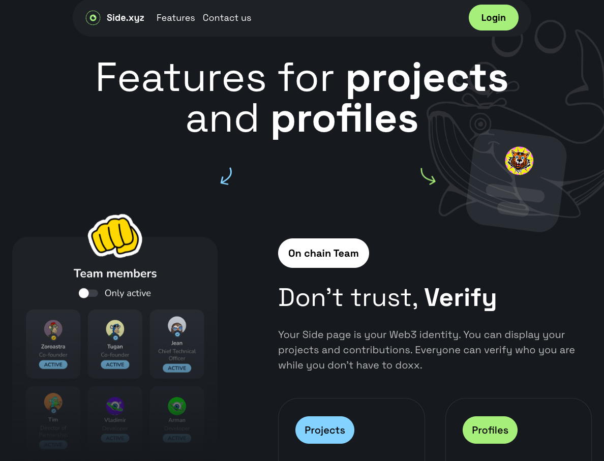 Hub.xyz website preview