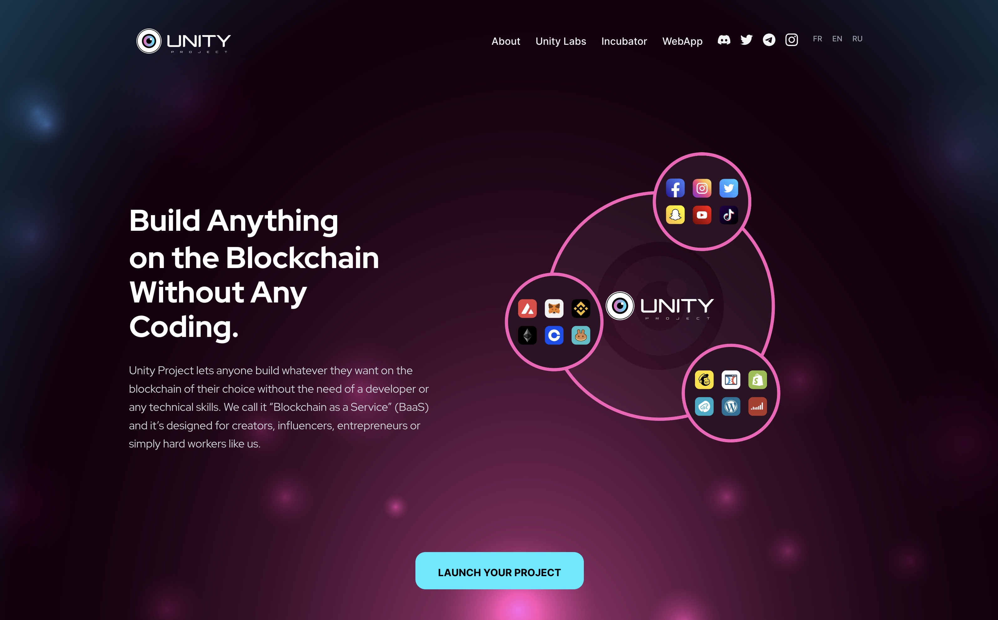 Unity Project website preview